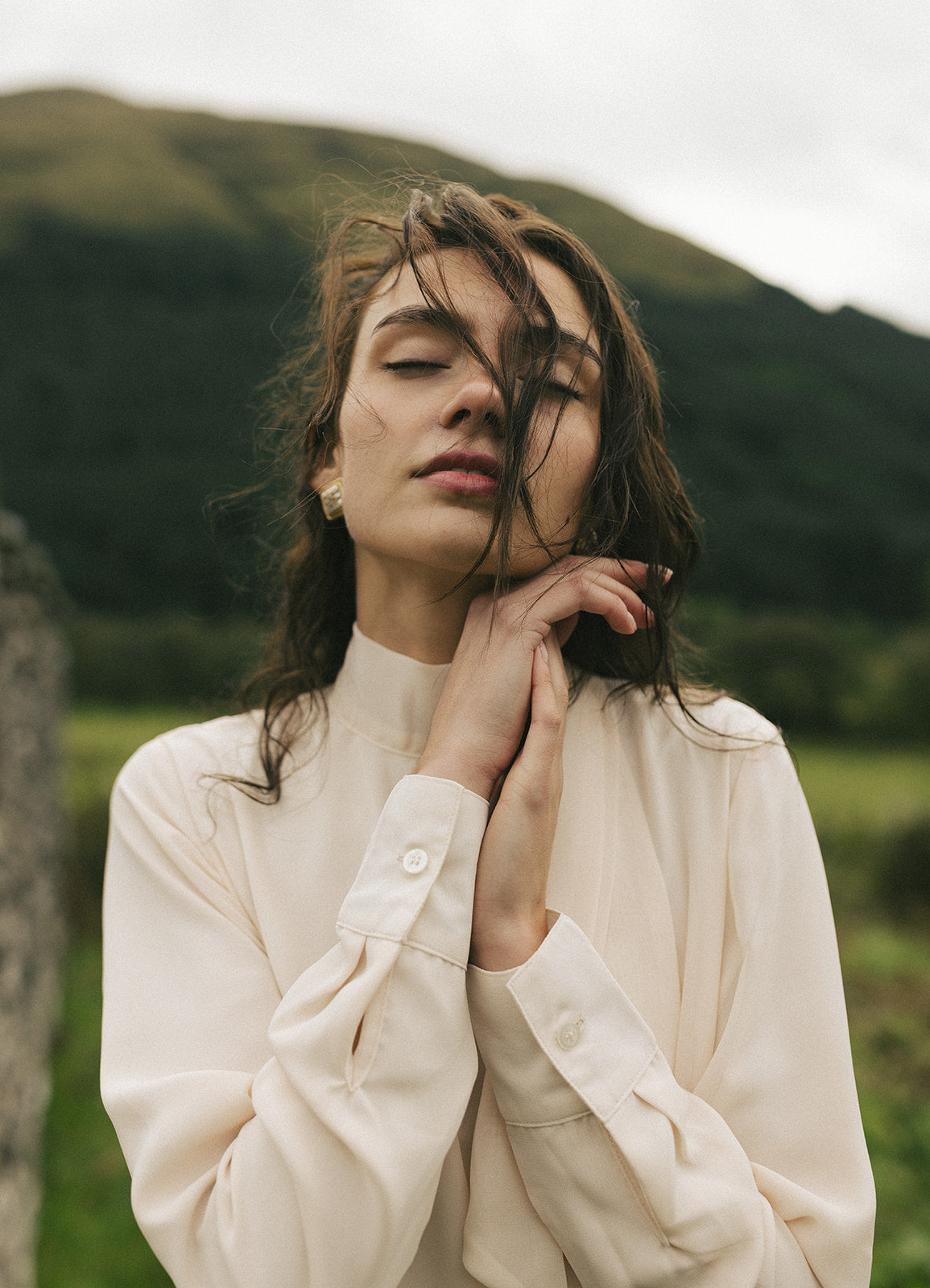 The Skye Top cream color