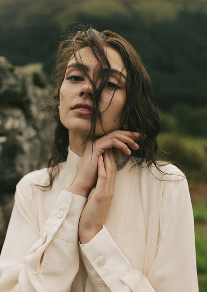 The Skye Top cream color