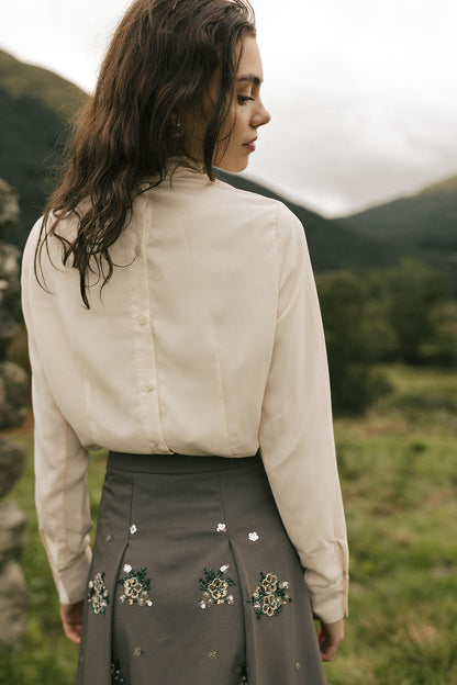 The Skye Top cream color