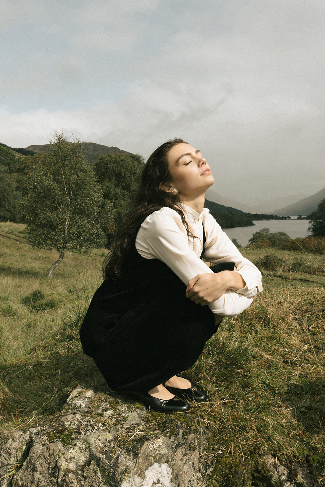 The Skye Top cream color